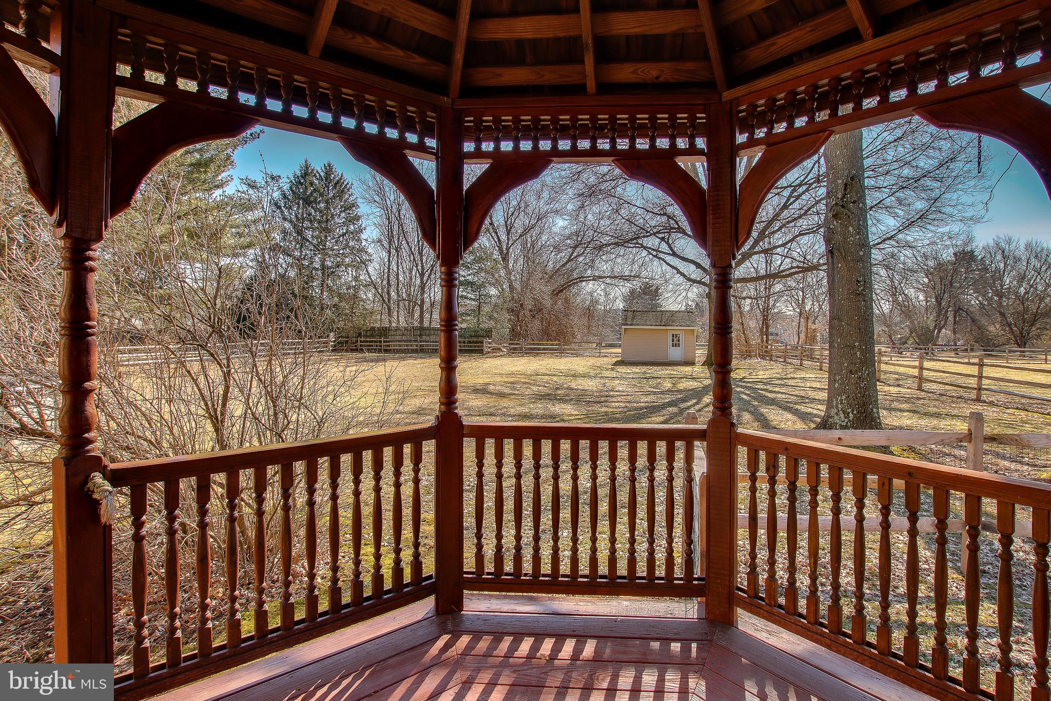 313 Evergreen Road Horsham, PA 19044 - Photo 31 of 55 View from the gazebo