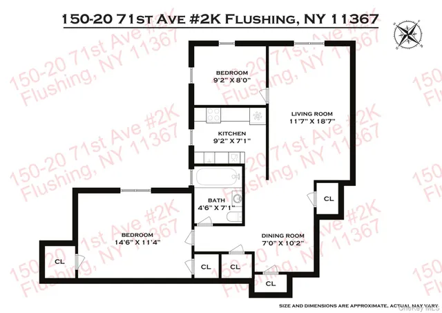 $350,000 | 150-10 71st Avenue, Unit 2K | Kew Gardens Hills