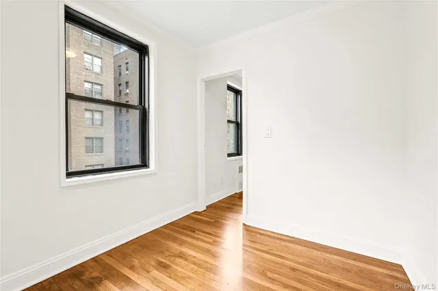 a view of an front door