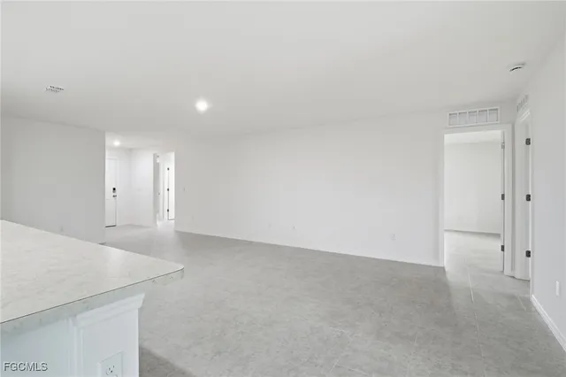 a view of an empty room