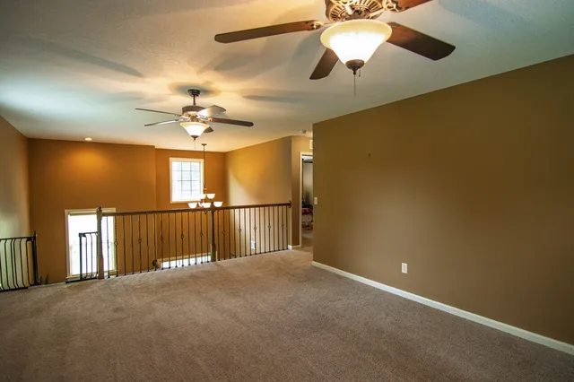 a view of outdoor space with lots of trees