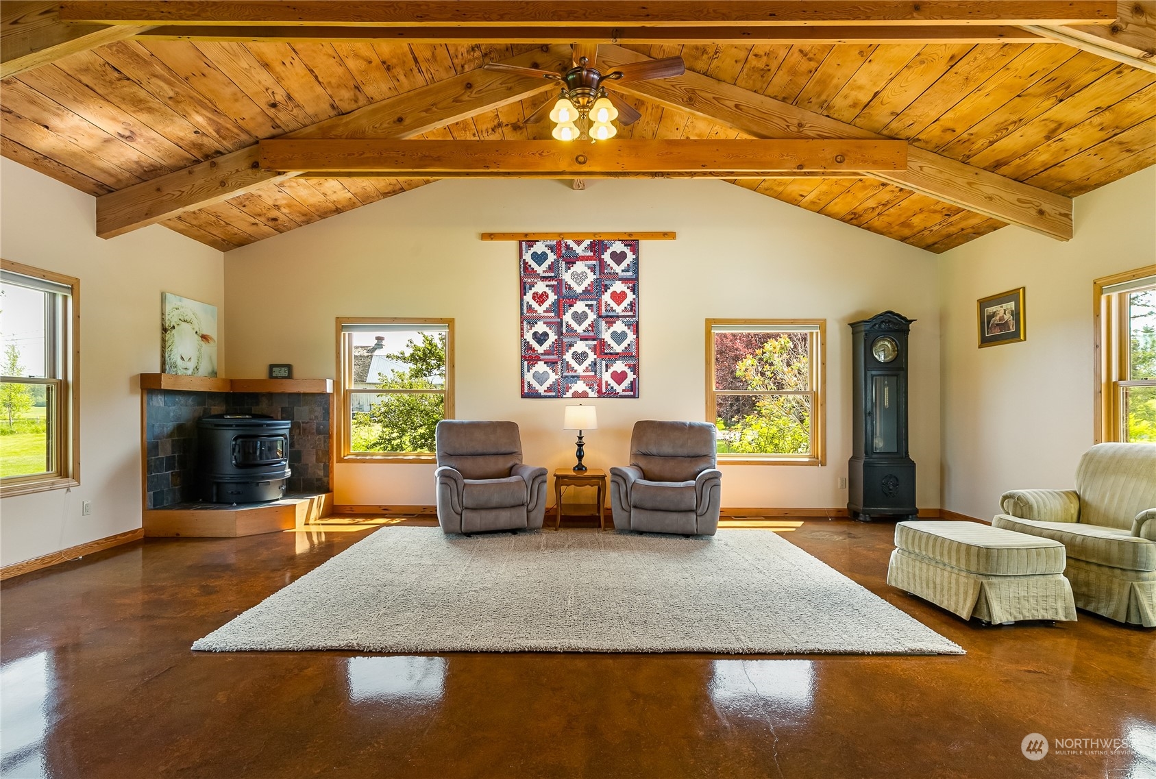852 Lange Road Bellingham, WA 98226 - Photo 10 of 40 a living room with furniture and a chandelier