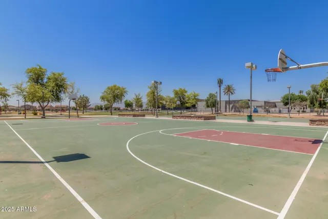 a view of a tennis court