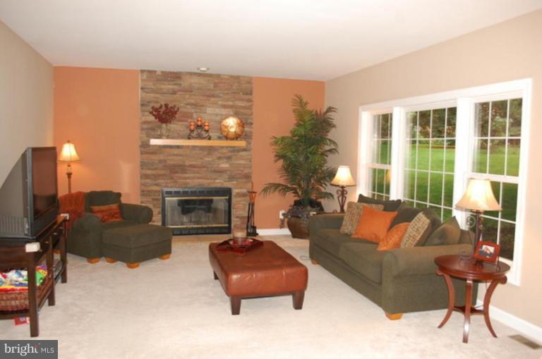 3648 Valley Road Ellicott City, MD 21042 - Photo 27 of 30 a living room with furniture and a fireplace