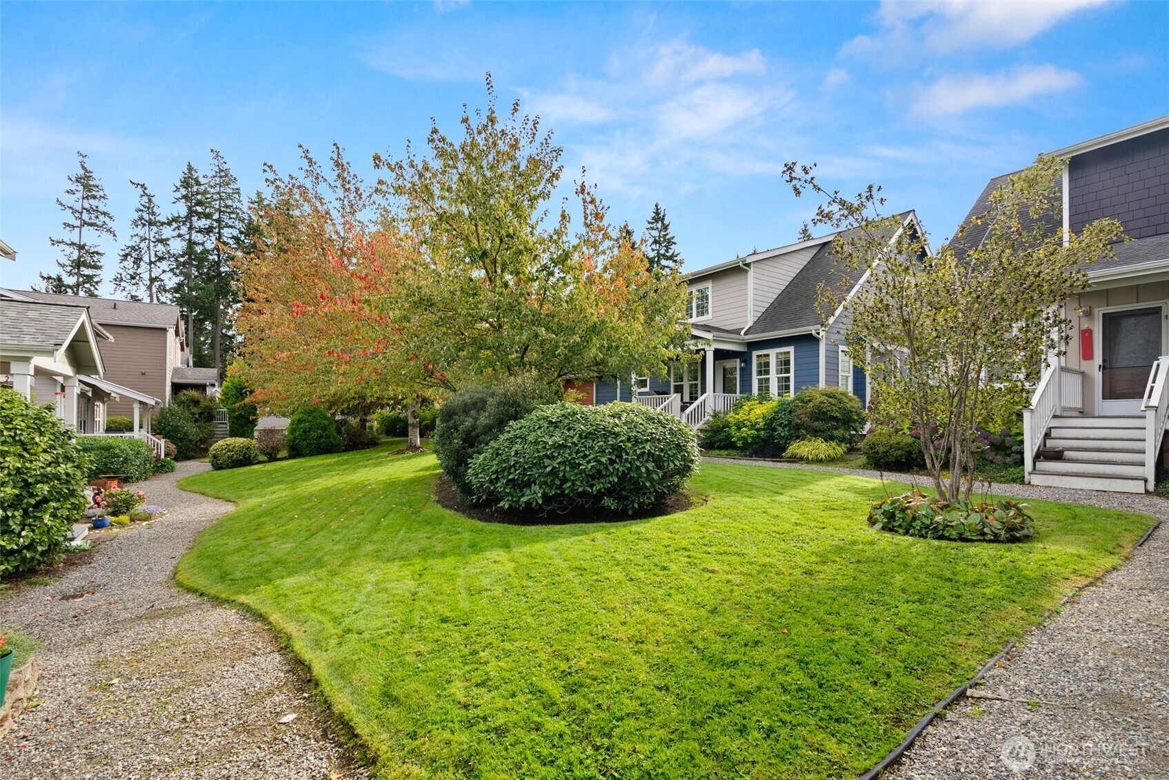 1322 Polly's Lane Bainbridge Island, WA 98110 - Photo 17 of 21 a view of garden with trees in front of it