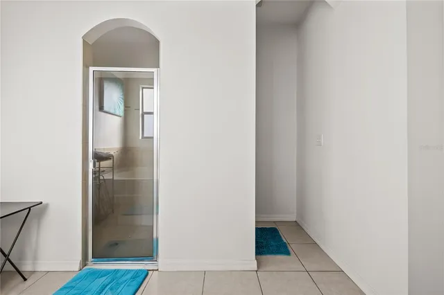 a view of an entryway door