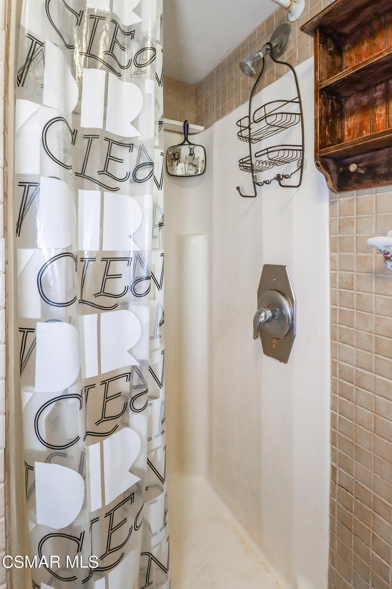6456 Clear Springs Road Simi Valley, CA 93063 - Photo 31 of 56 a bathroom with a shower and a mirror
