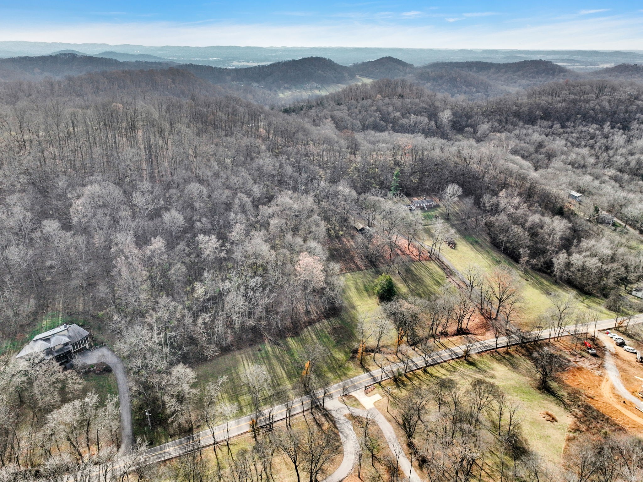 2268 North Berrys Chapel Road Franklin, TN 37069 - Photo 17 of 26 a view of a city with mountains in the background