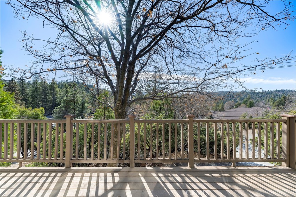 743 Rhine Road Lake Arrowhead, CA 92352 - Photo 17 of 30 a view of a wooden bridge