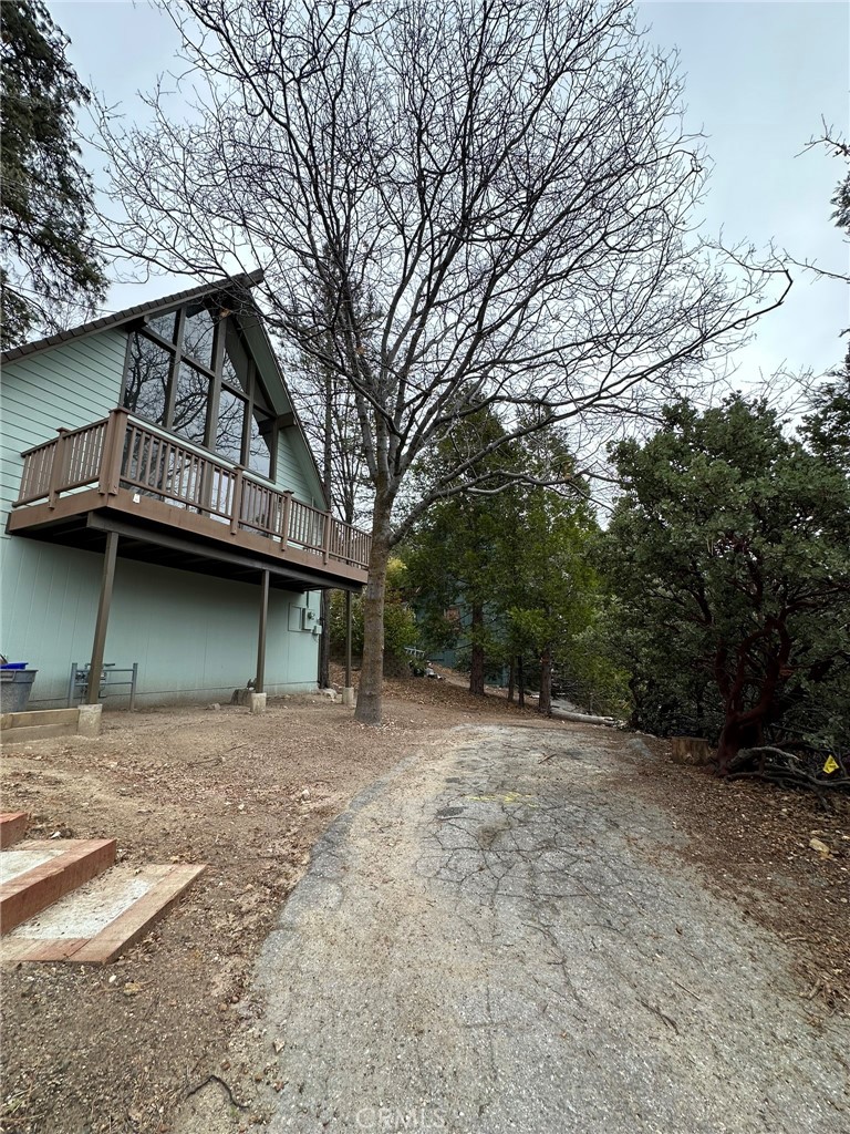743 Rhine Road Lake Arrowhead, CA 92352 - Photo 22 of 30 a view of a house with a snow