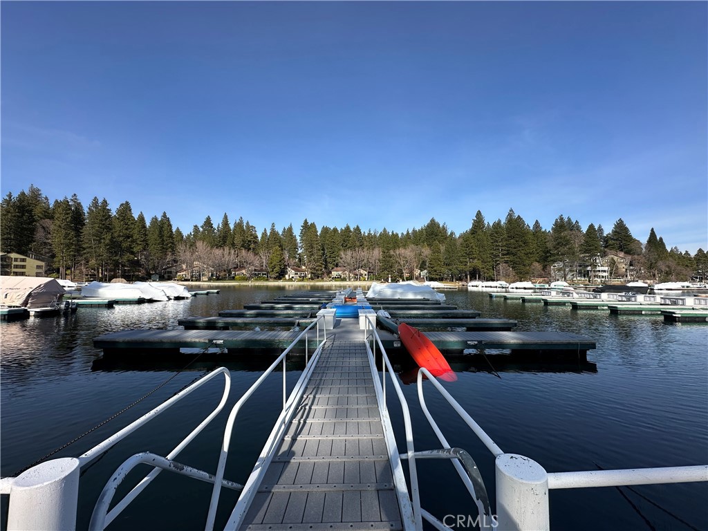 743 Rhine Road Lake Arrowhead, CA 92352 - Photo 29 of 30 a view of a balcony with wooden floor and outdoor space