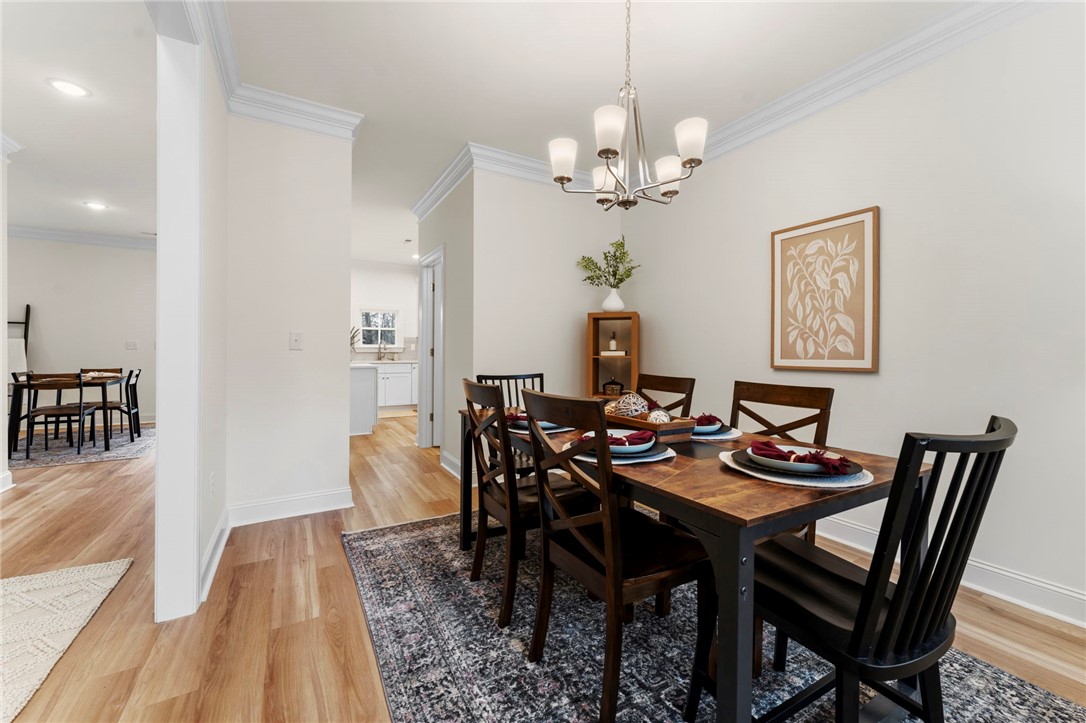 505 Fire Tower Road Williamston, SC 29697 - Photo 12 of 37 This bright dining area offers an inviting space for gatherings.