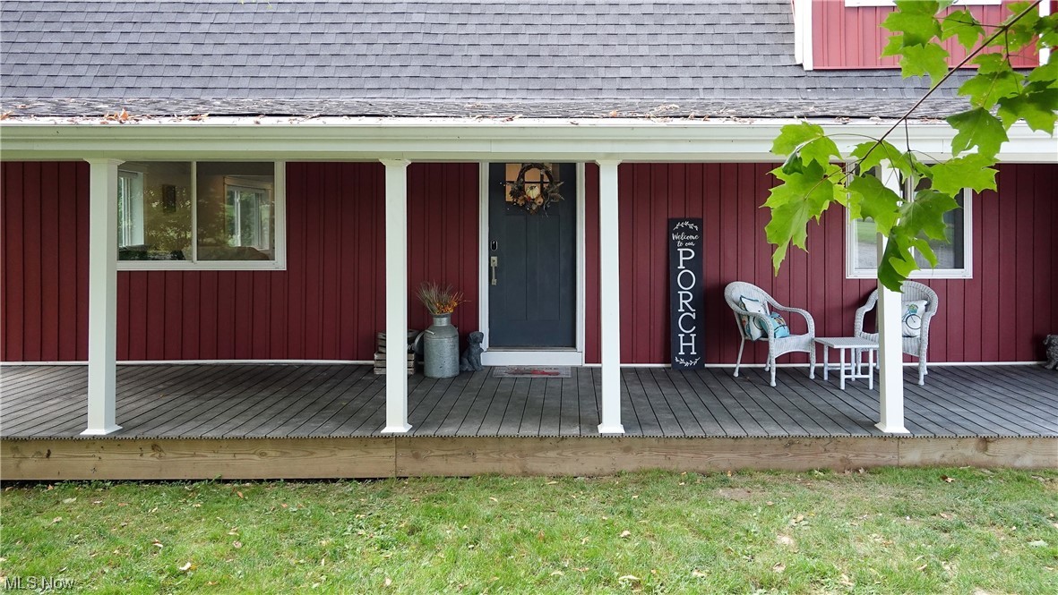 11058 Chamberlain Road Mantua, OH 44255 - Photo 2 of 31 Welcome home. Small farm living with a completely updated home on 5 beautiful acres of land with stocked pond. So many amazing extras with this one! you have to see it!