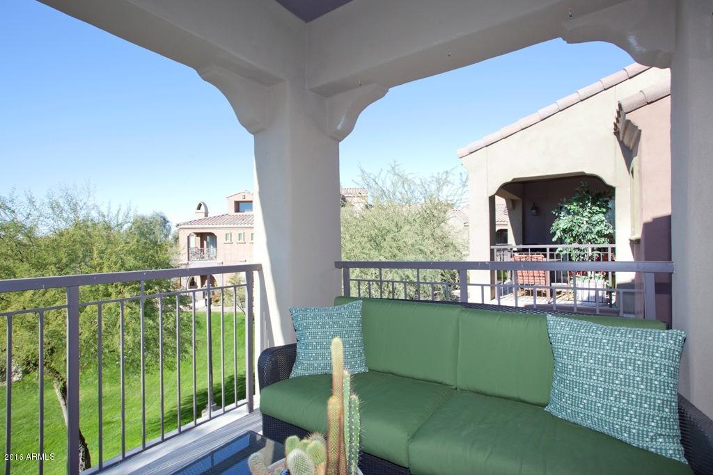 3935 East Rough Rider Road, Unit 1202 Phoenix, AZ 85050 - Photo 6 of 22 patio looking out to greenbelt