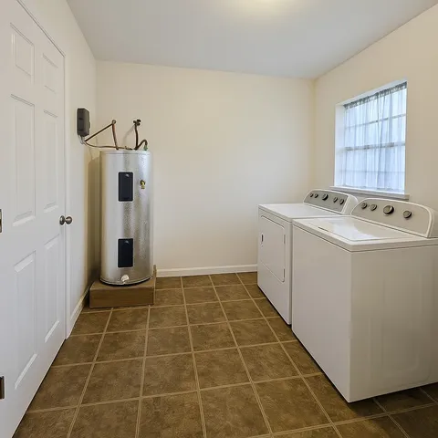 a room with storage and utility