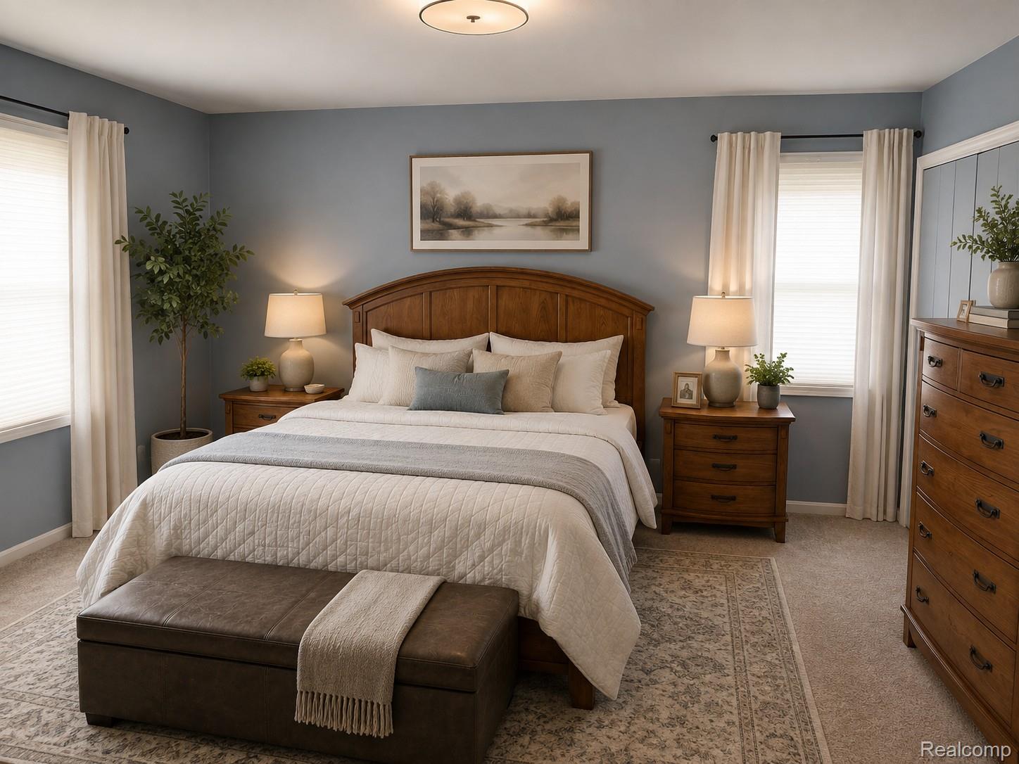 1658 Hillside Lane Rochester, MI 48307 - Photo 31 of 47 Virtually Staged Primary Bedroom