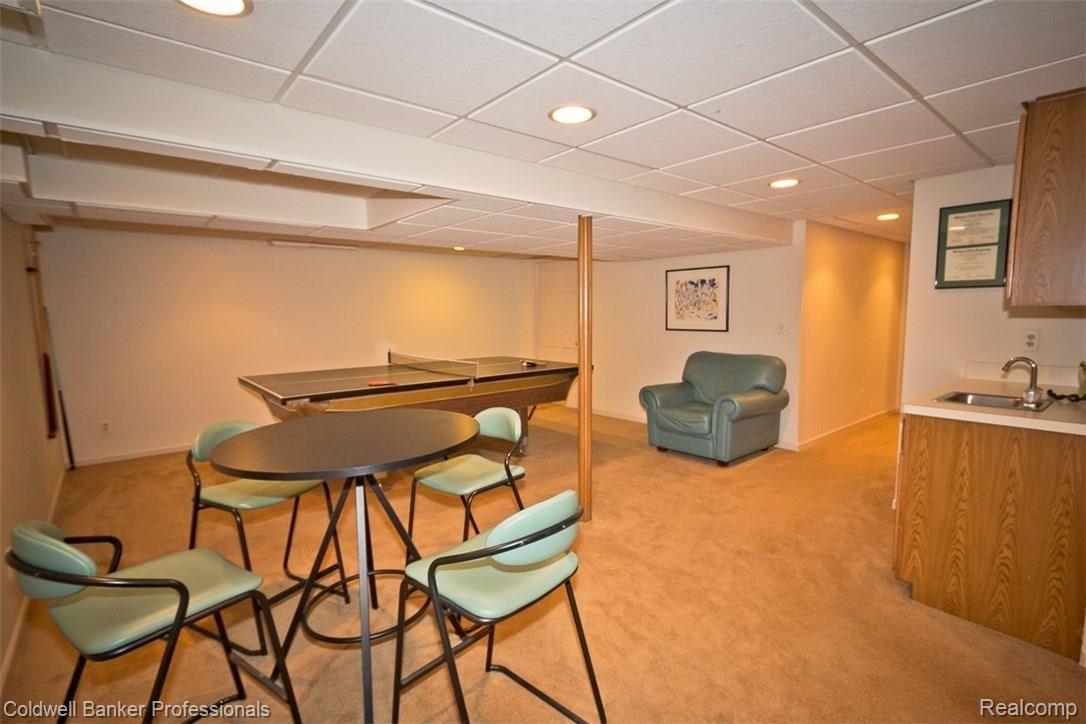 36874 Chesapeake Road Farmington, MI 48335 - Photo 39 of 46 Lower Level Rec Area