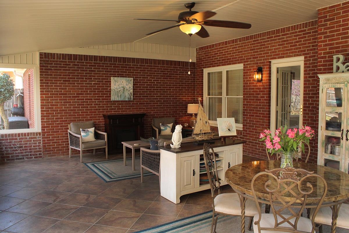 175 Windale Drive Jackson, TN 38305 - Photo 7 of 25 View of patio / terrace with ceiling fan