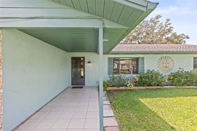 a view of a house with a garden