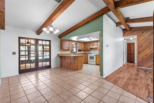 a view of an empty room