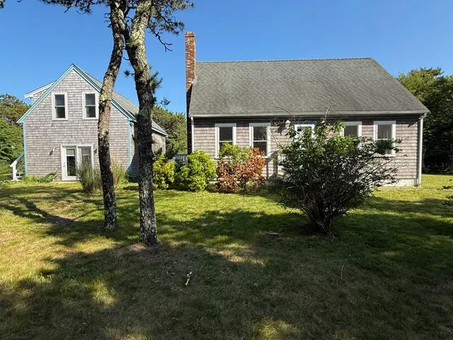 a aerial view of a house