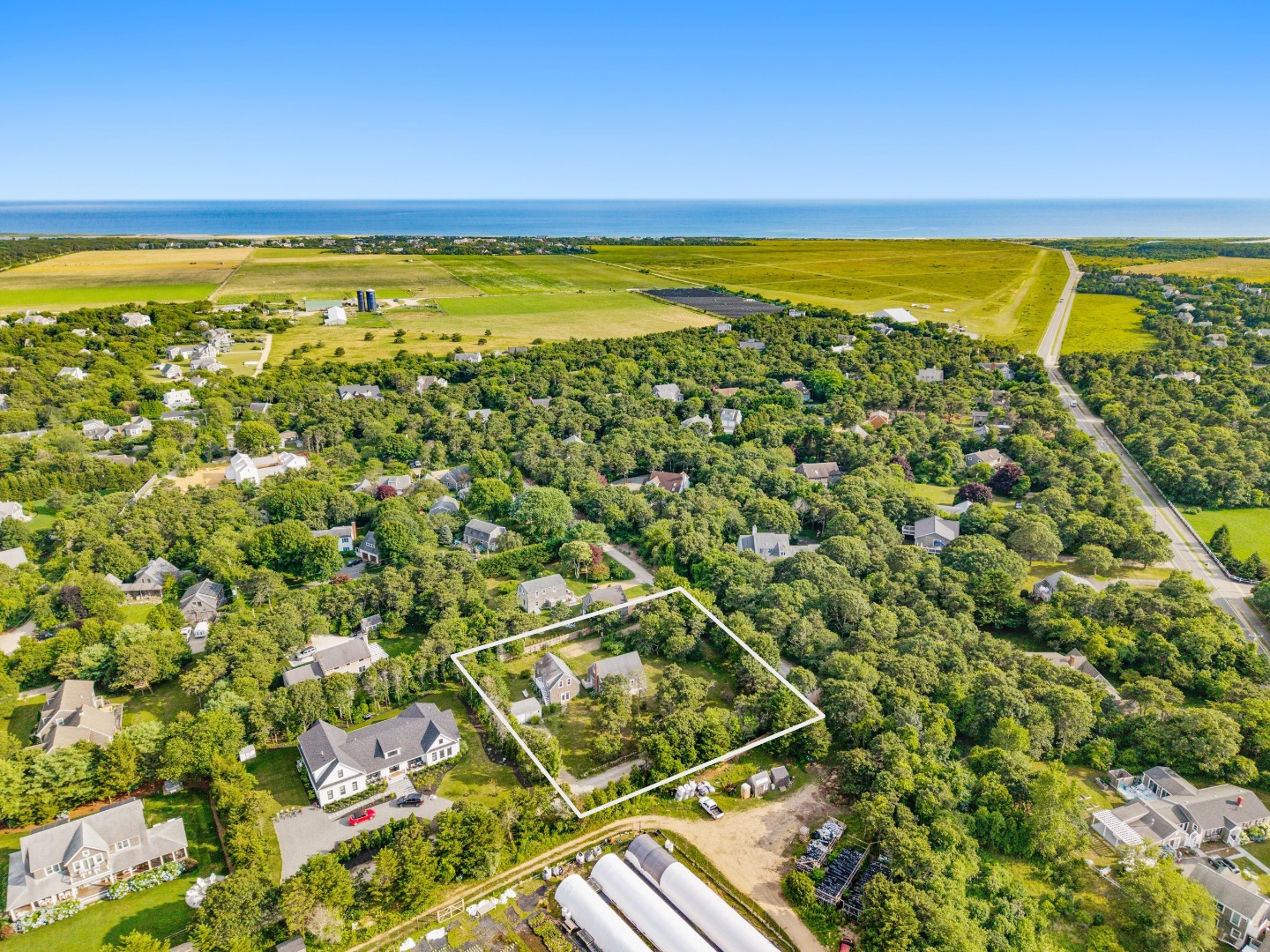 2 Farmers Road Edgartown, MA 02539 - Photo 17 of 27 a view of an ocean