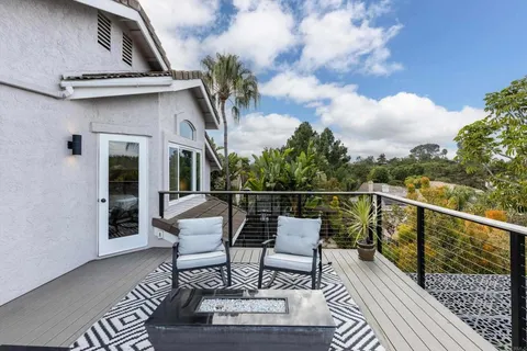 a outdoor space with furniture