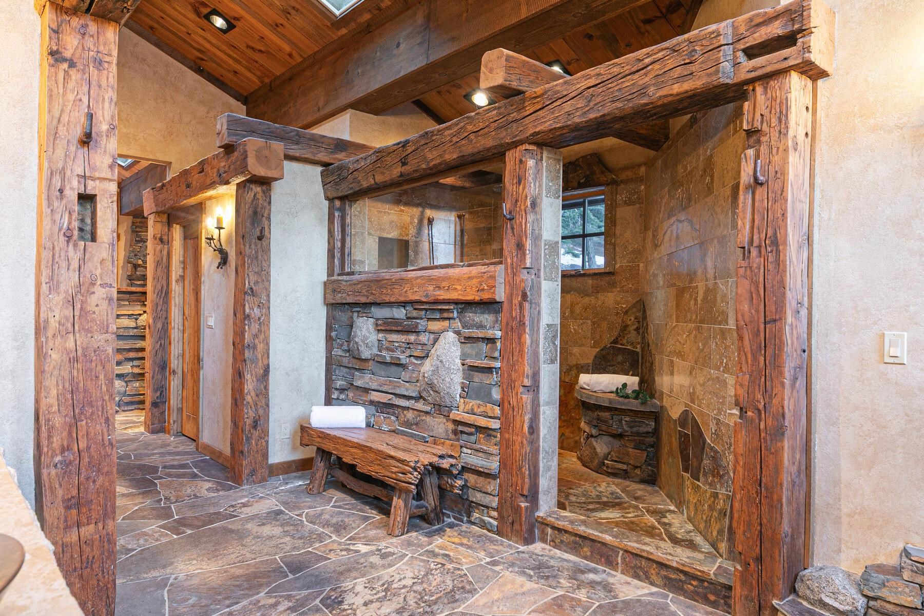 1768 Grouse Ridge Road Truckee, CA 96161 - Photo 14 of 28 a view of a porch with a table and chairs
