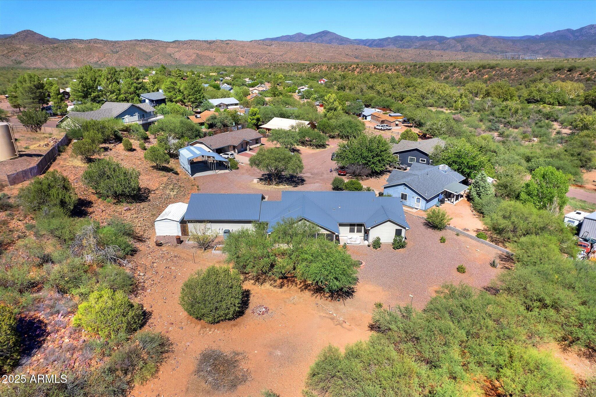 129 West Mt Ord Circle Payson, AZ 85541 - Photo 33 of 40 an aerial view of lake residential house and mountain view