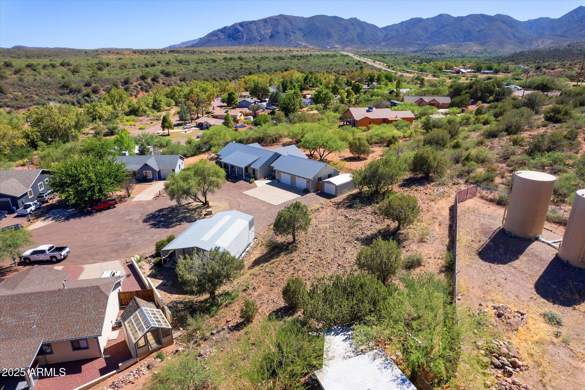 129 West Mt Ord Circle Payson, AZ 85541 - Photo 35 of 40 an aerial view of residential house with outdoor space
