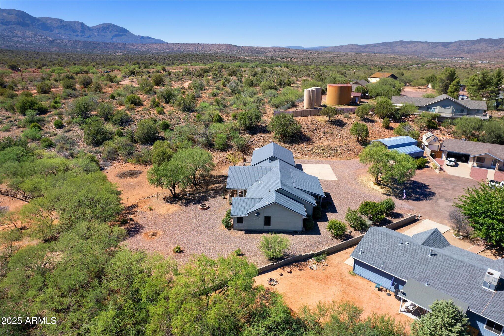 129 West Mt Ord Circle Payson, AZ 85541 - Photo 37 of 40 an aerial view of residential houses and outdoor space