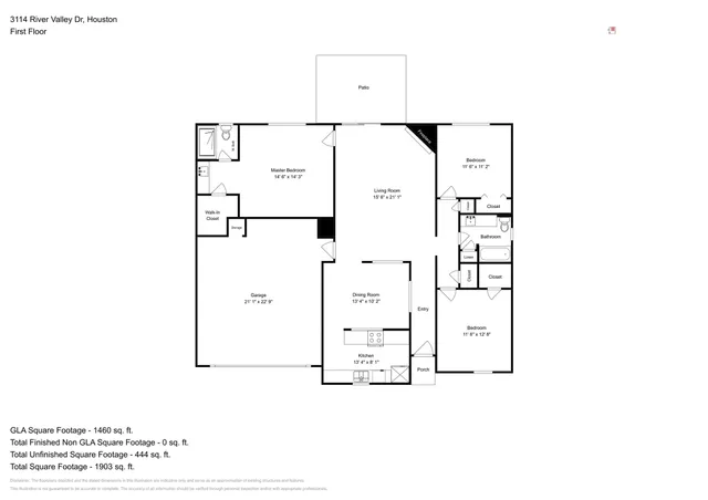 $1,700 | 3114 River Valley Drive, Houston, TX 77339