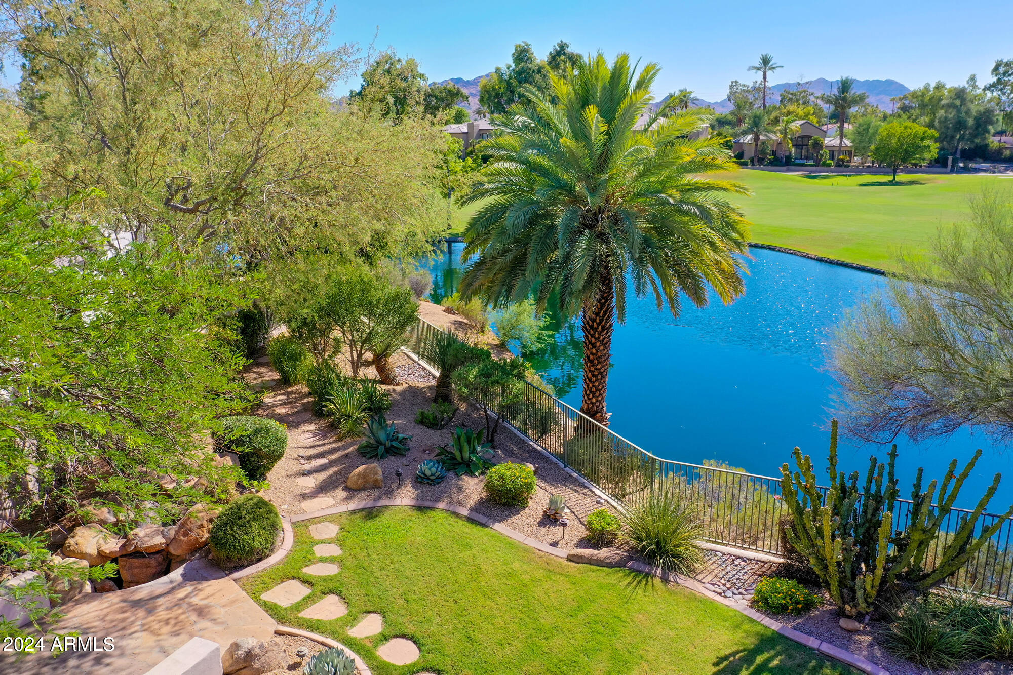 7375 East Gainey Ranch Road, Unit 2 Scottsdale, AZ 85258 - Photo 21 of 79 7375-E-Gainey-Ranch-Rd-#2_04-Back_Drone