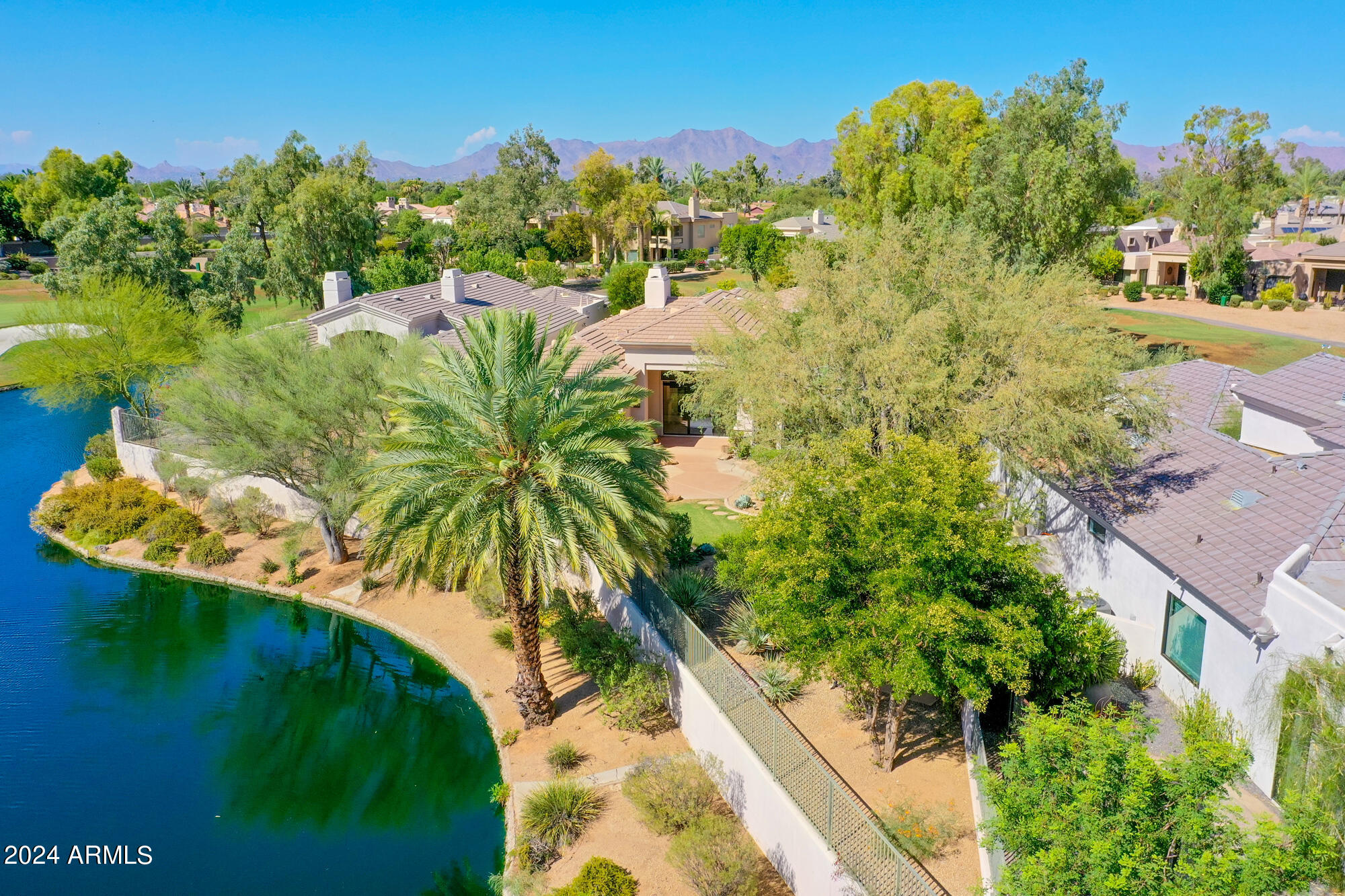 7375 East Gainey Ranch Road, Unit 2 Scottsdale, AZ 85258 - Photo 78 of 79 7375-E-Gainey-Ranch-Rd-#2_04-Back_Drone