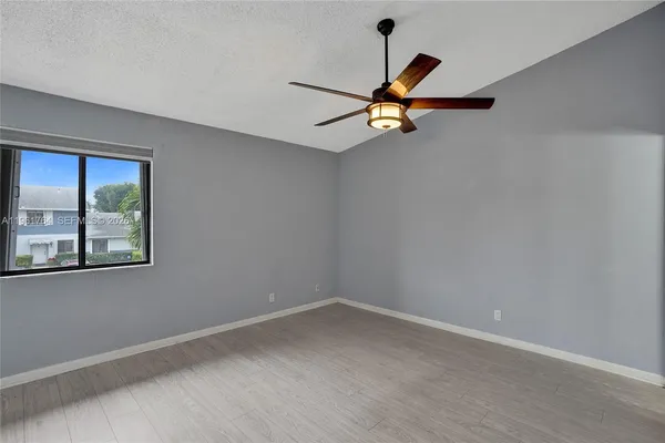 an empty room with window