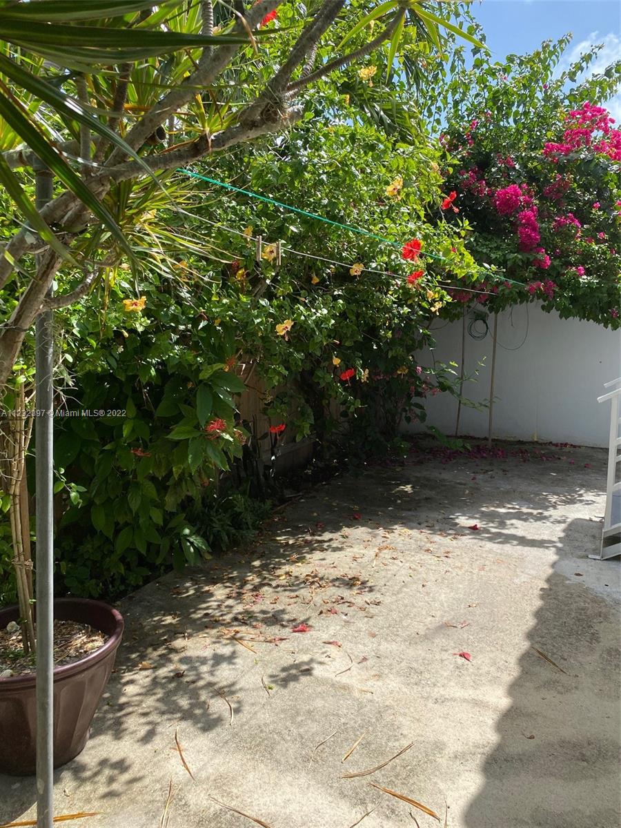 3095 Southwest 21st Street, Unit 1 Miami, FL 33145 - Photo 15 of 15 a backyard of a house with lots of green space and trees