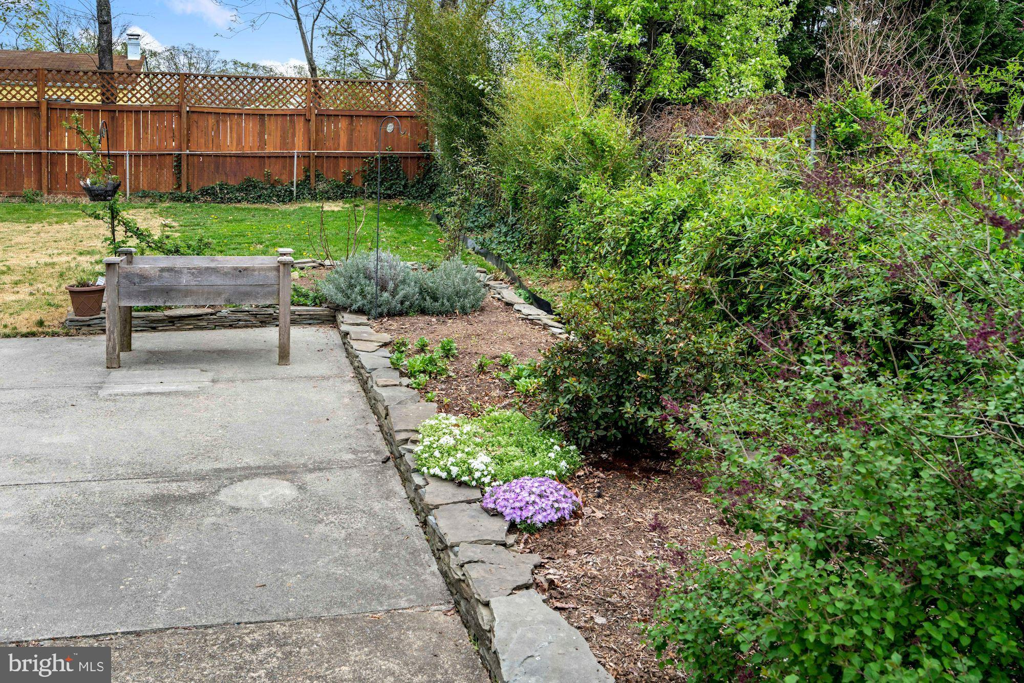 6111 Pinto Place Springfield, VA 22150 - Photo 31 of 35 Beautiful backyard stonework & edible garden beds