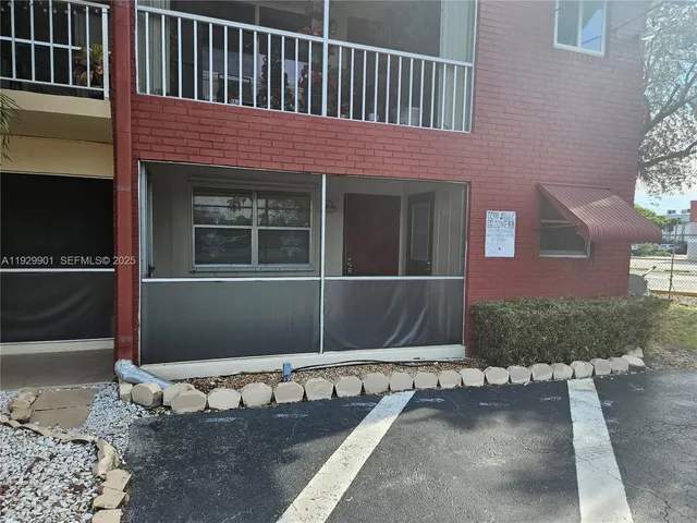 a view of front door