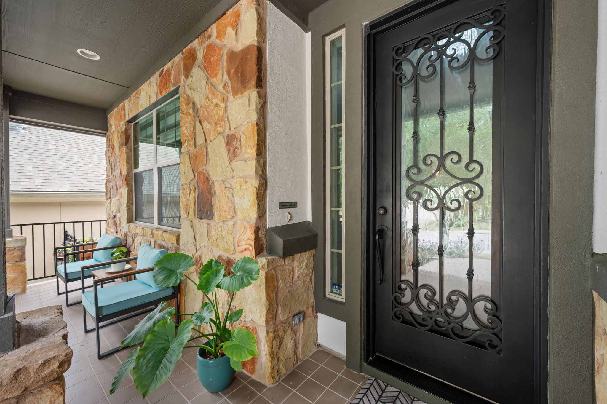 4220 Tambre Bend Austin, TX 78738 - Photo 2 of 28 Entrance to property featuring stone siding