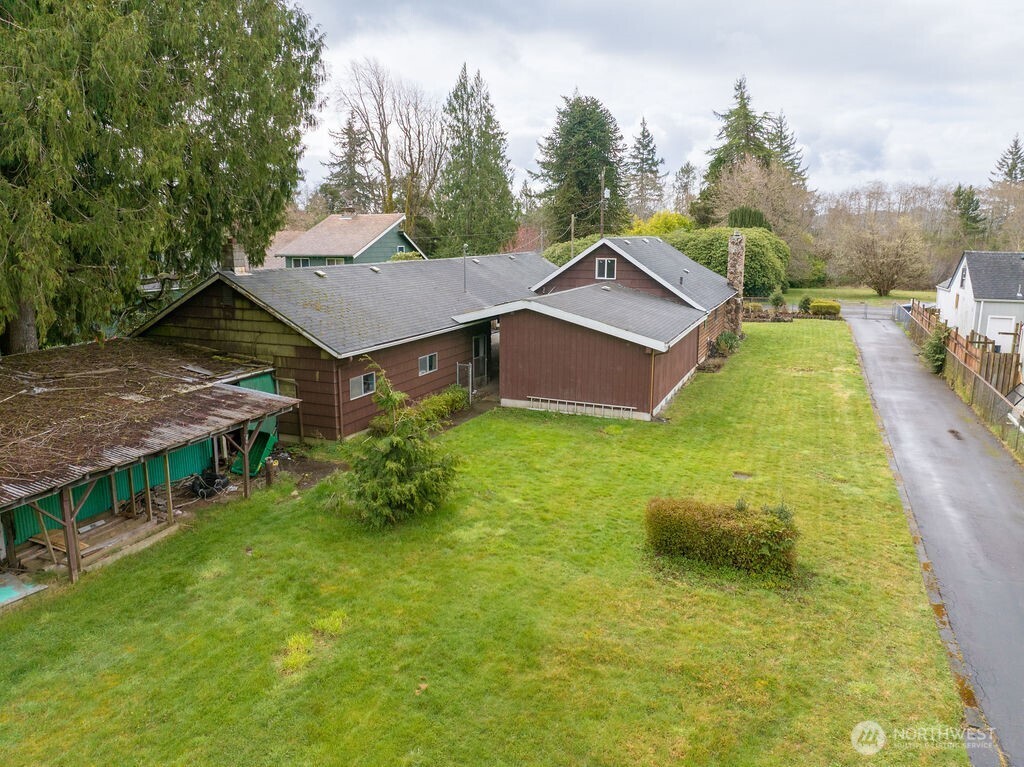 7302 Blaine Road Aberdeen, WA 98520 - Photo 32 of 38 a view of a house with a yard