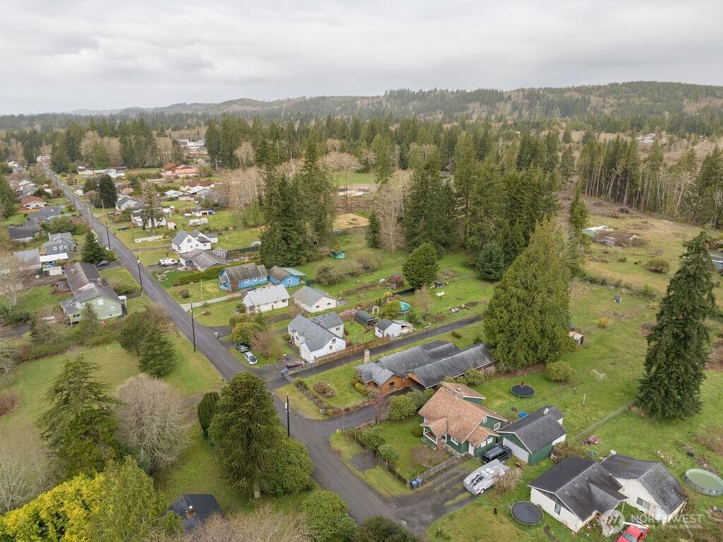 7302 Blaine Road Aberdeen, WA 98520 - Photo 37 of 38 an aerial view of residential houses with outdoor space