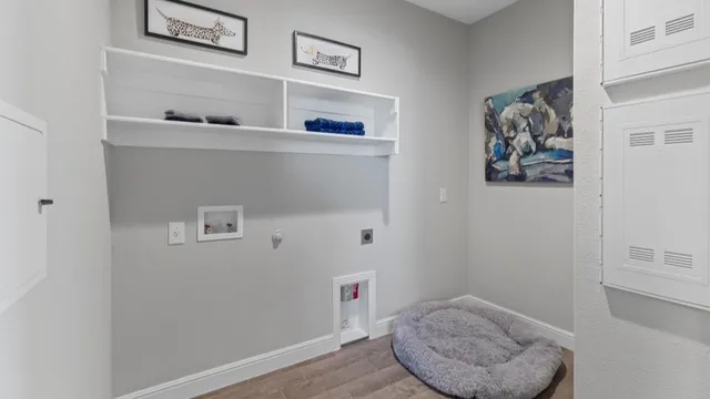 a view of a dining room with furniture and window
