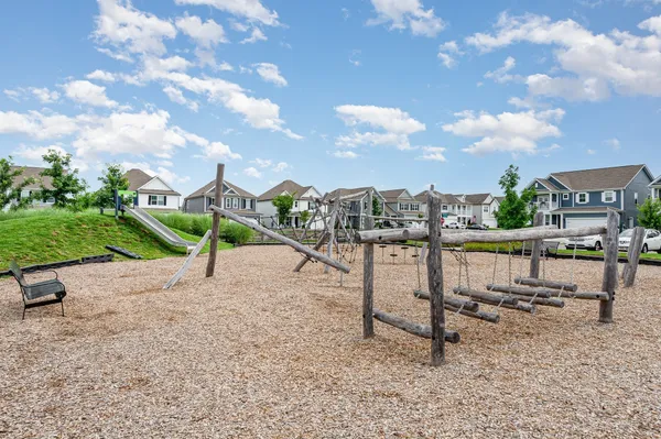 a view of outdoor space with seating
