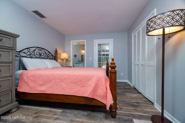 a view of park with trees