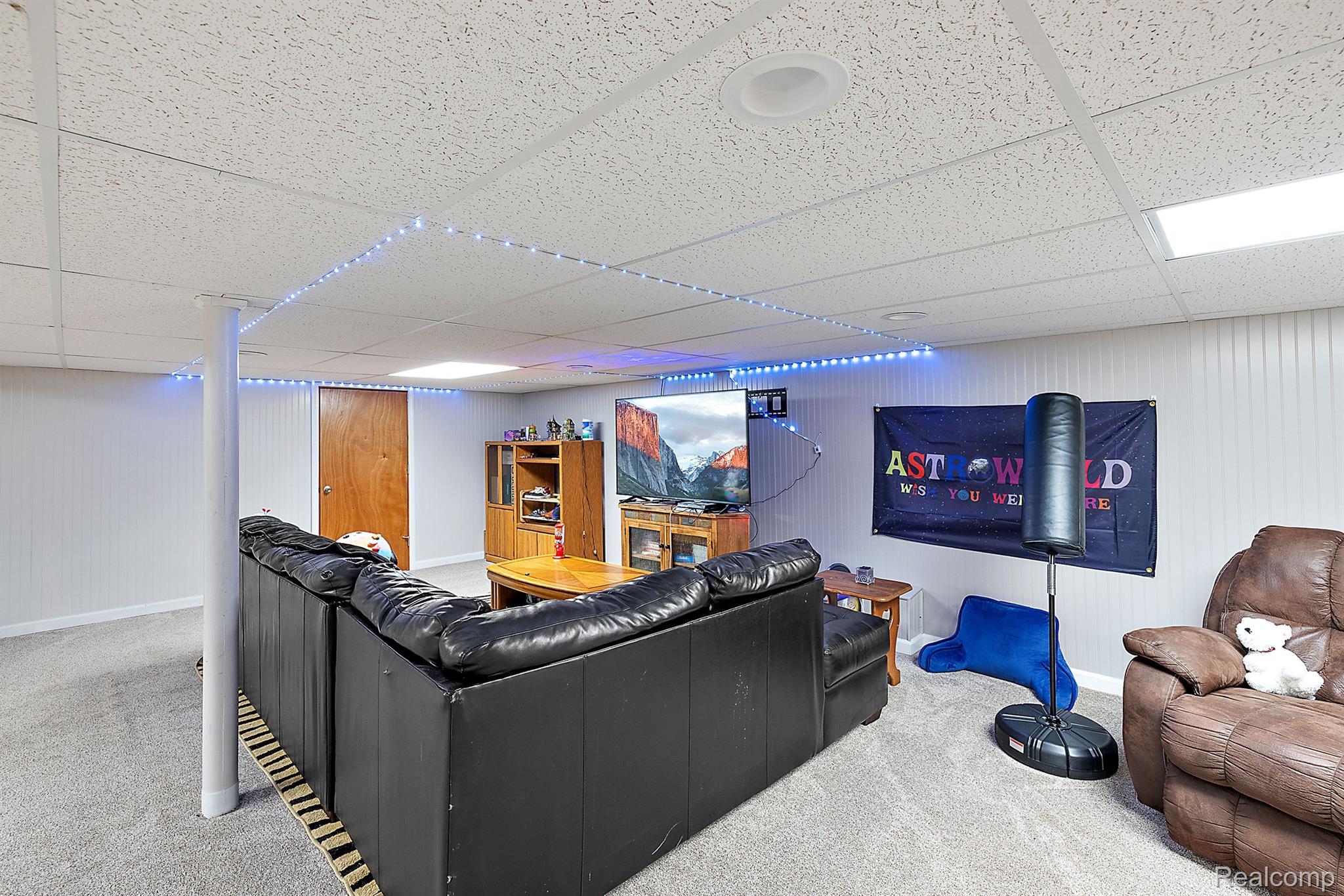 16824 Country Ridge Court Macomb, MI 48044 - Photo 31 of 36 Finished Basement Flex Room