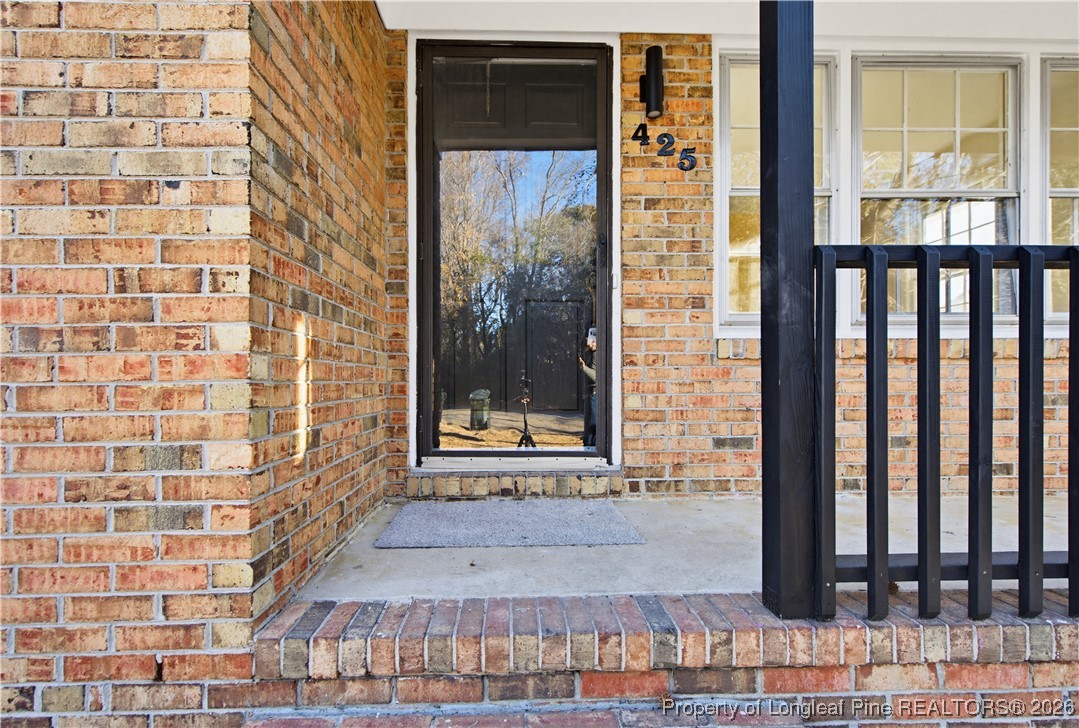 425 Ralph Street Fayetteville, NC 28301 - Photo 6 of 36 a view of entrance door of the house