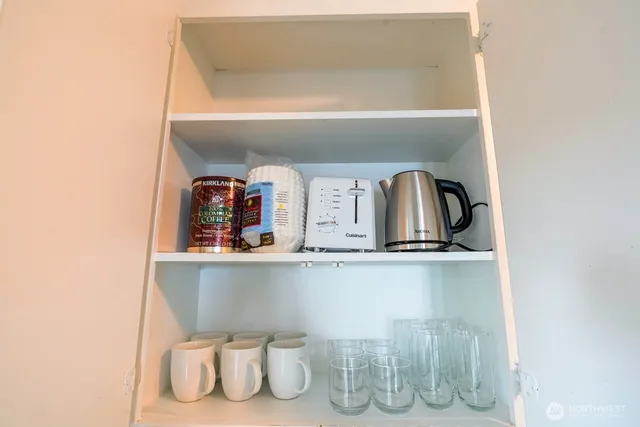 a close view of table