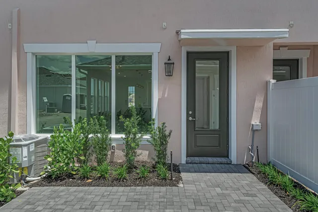 an aerial view of multiple houses