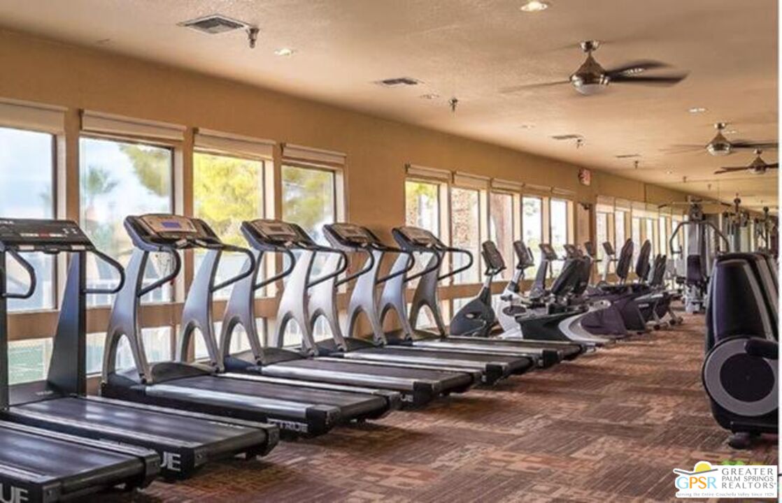 15500 Bubbling Wells Road, Unit 286 Desert Hot Springs, CA 92240 - Photo 42 of 50 a view of a room with gym equipment