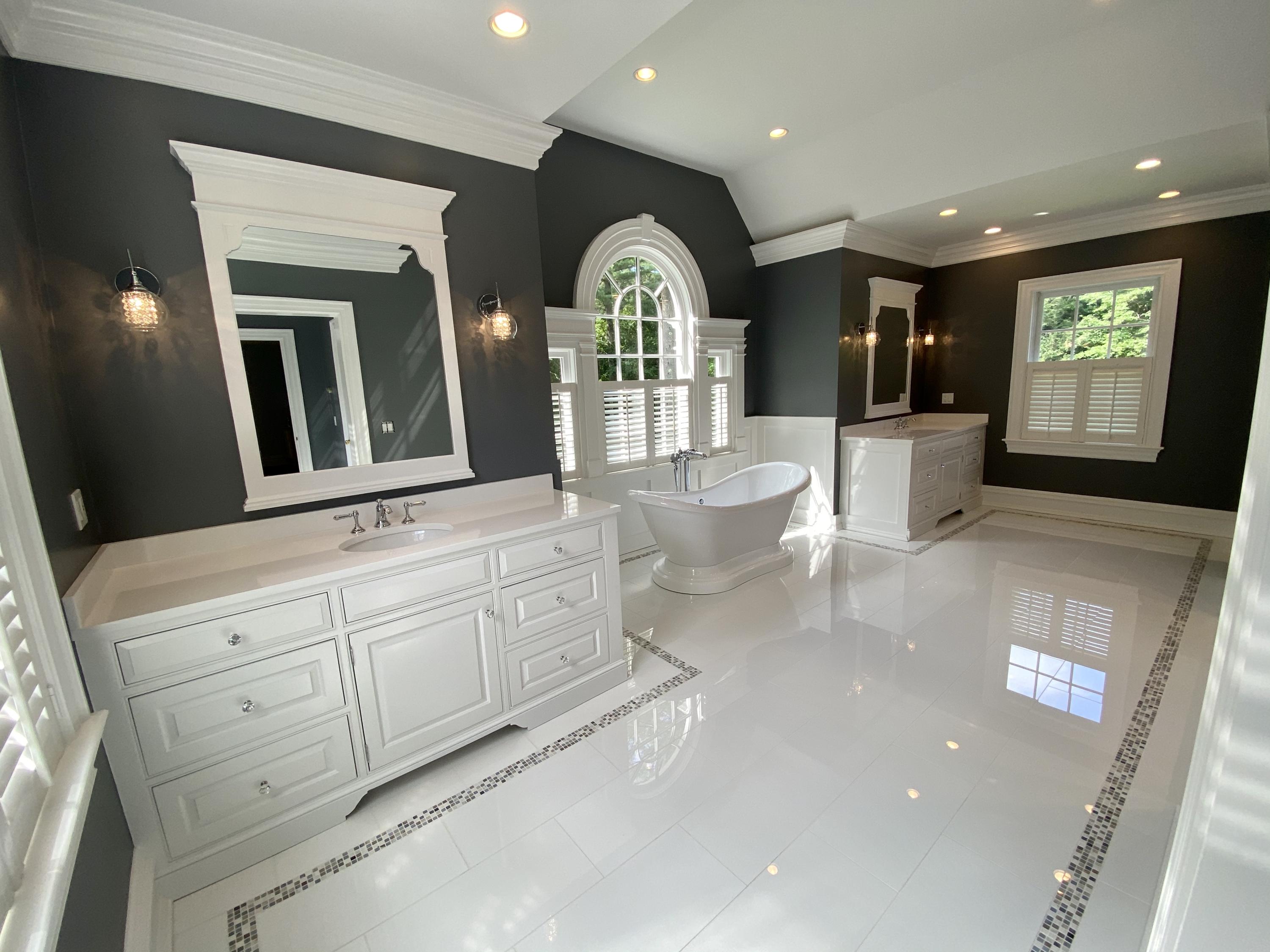 83 Lukes Wood Road New Canaan, CT 06840 - Photo 17 of 51 a view of living room with granite countertop furniture and a large window